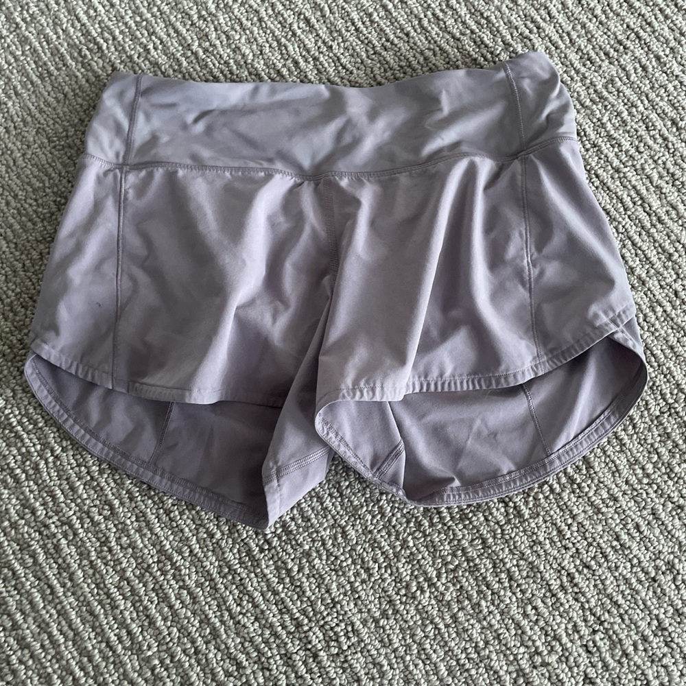 Lululemon Heather Speed Up shorts